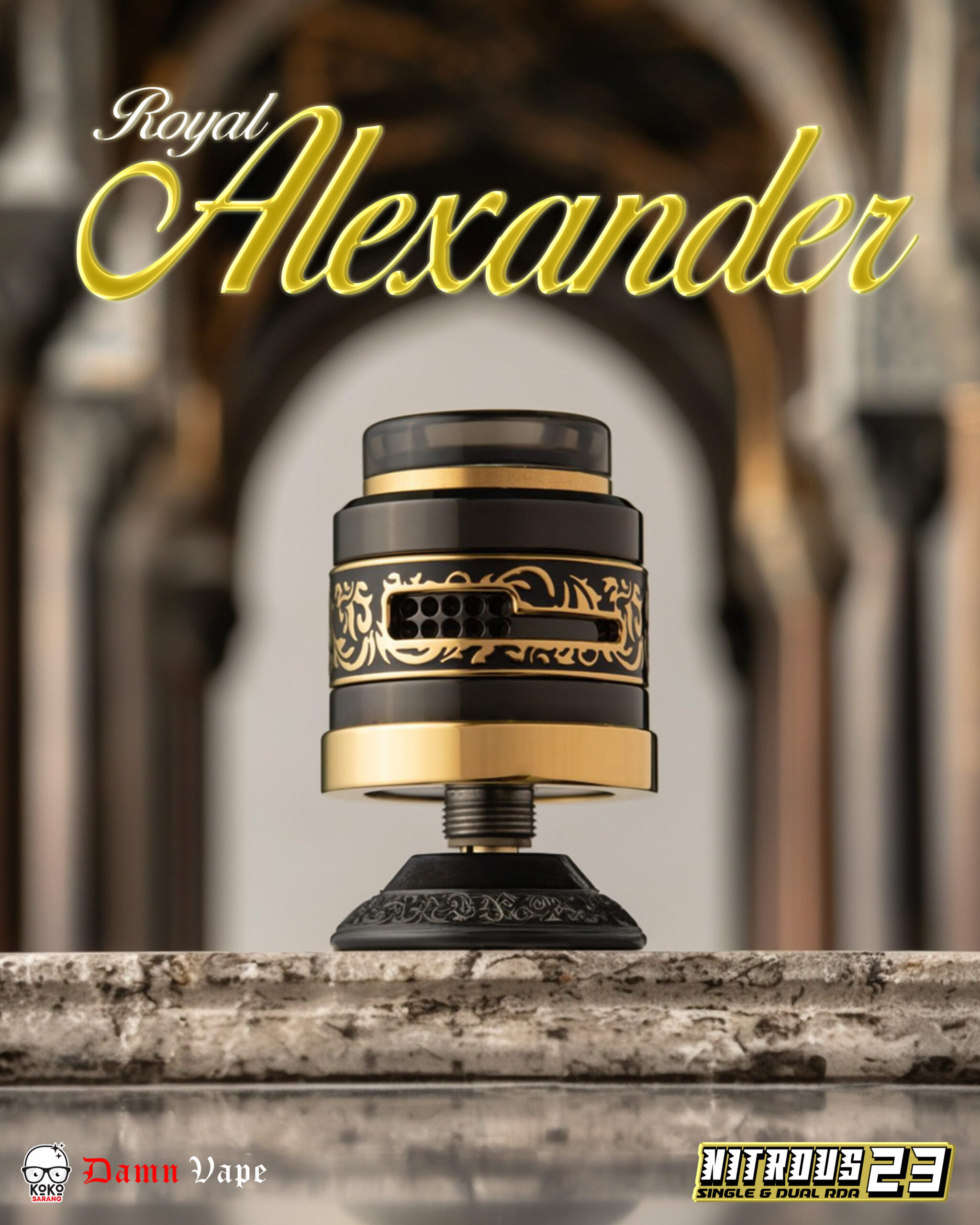 NITROUS RDA 23MM ROYAL EDITION – ALEXANDER