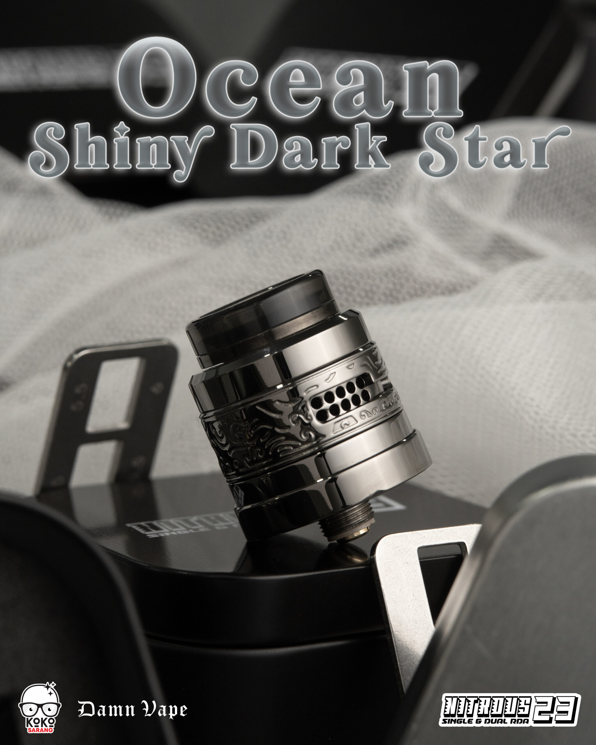 NITROUS RDA 23MM – OCEAN SHINY DARK STAR