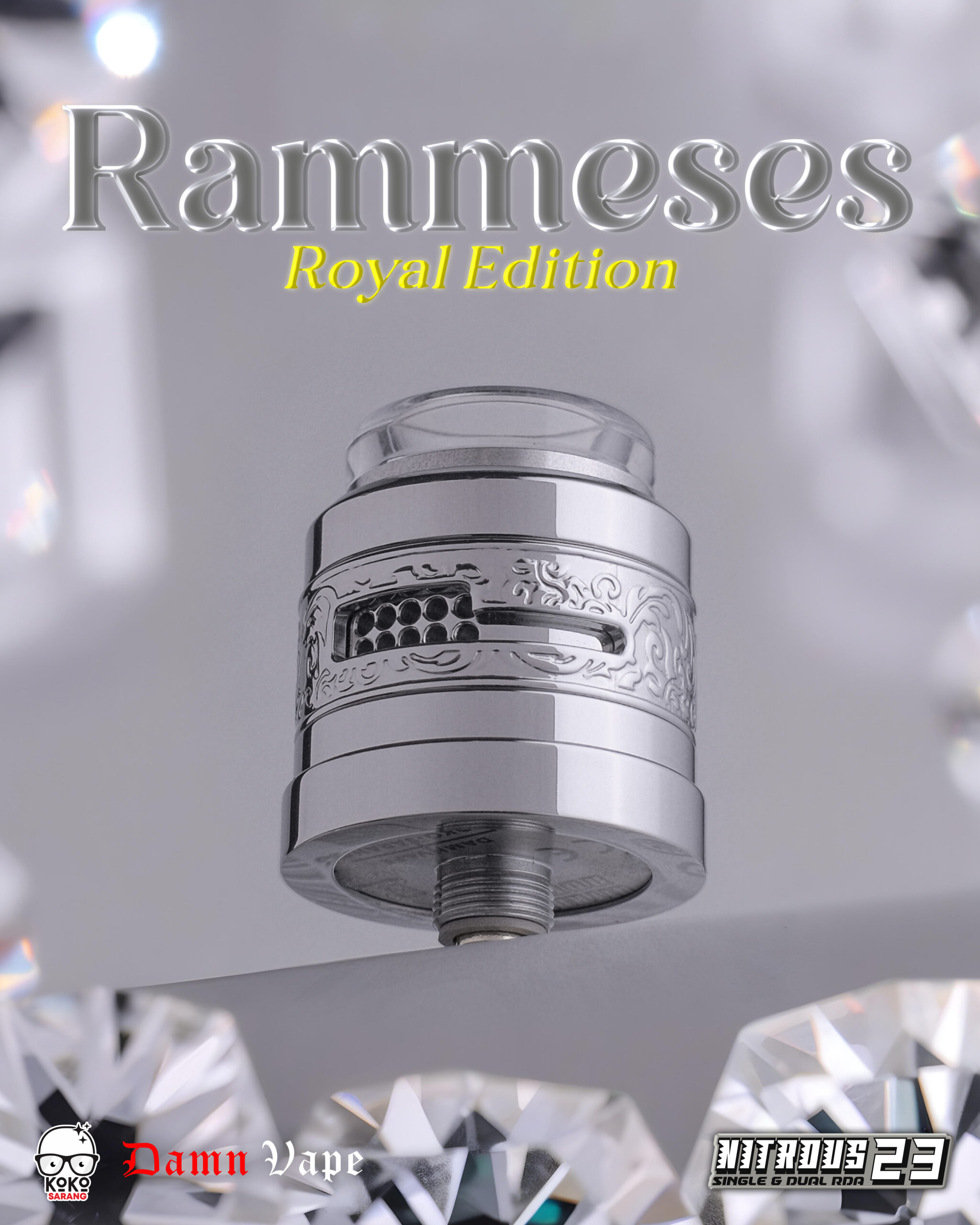 NITROUS RDA 23MM ROYAL EDITION – RAMMESES